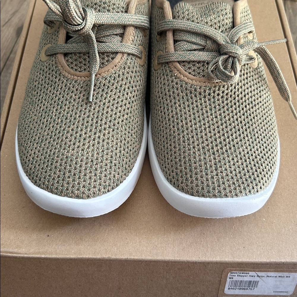 NIB Allbirds Tree Skipper Sneakers Hazy Beige Size Women’s US8 - Picture 5 of 9
